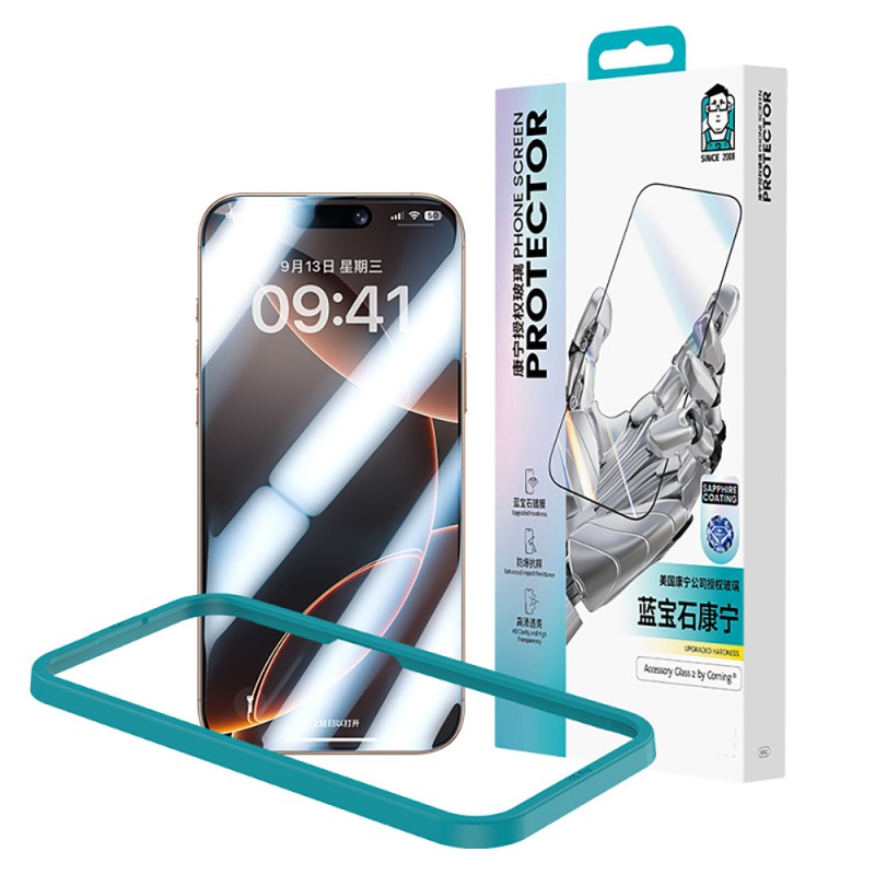 Bal-z Apple iPhone 16 Pro Max Benks Glass Warrior Safir Coating Ultra İnce Cam Ekran Koruyucu