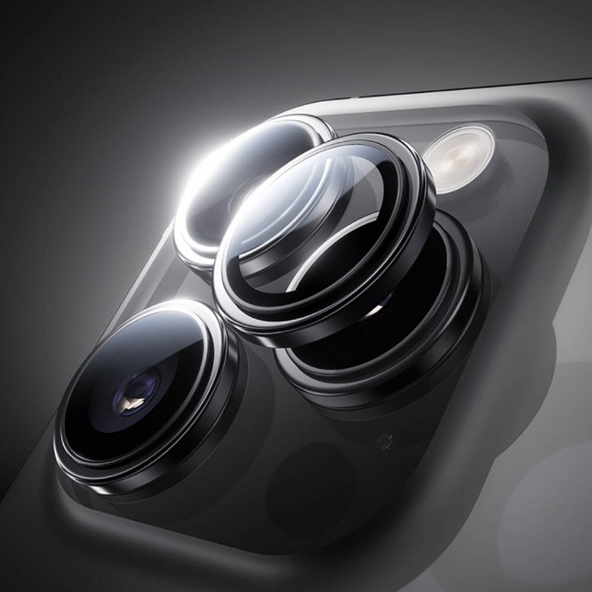 Apple iPhone 16 Pro Max Benks Parlama Önleyici Glass Warrior Metal Kamera Lens Koruyucu Apple iPhone 16 Pro Max Benks Parlama Önleyici Glass Warrior Metal Kamera Lens Koruyucu