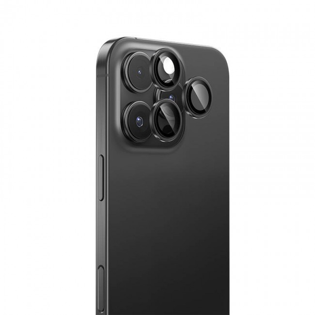 Apple iPhone 16 Pro Max Benks Parlama Önleyici Glass Warrior Metal Kamera Lens Koruyucu Apple iPhone 16 Pro Max Benks Parlama Önleyici Glass Warrior Metal Kamera Lens Koruyucu