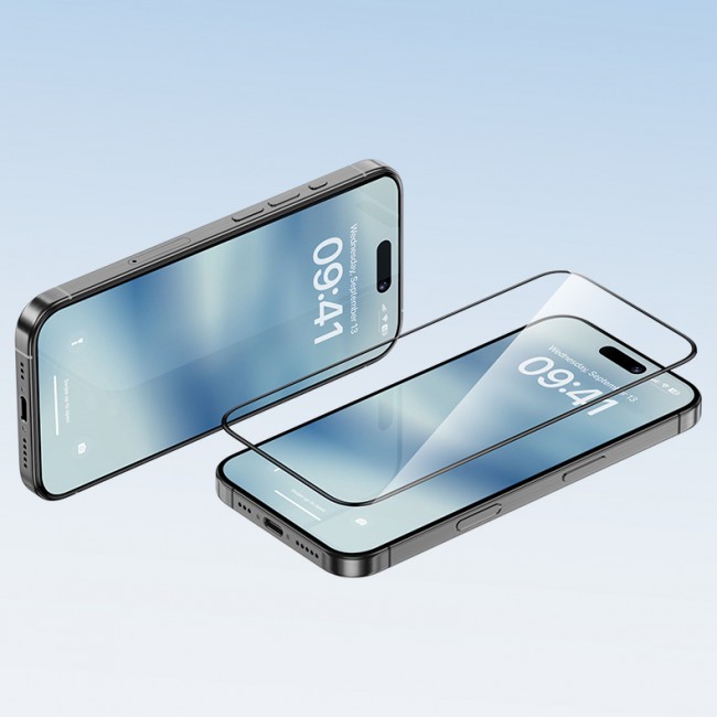 Apple iPhone 16 Pro Max Benks Ultra Shield 0.9mm Çerçeveli 0.3mm Ekran Koruyucu + Kolay Uygulama Aparatlı Apple iPhone 16 Pro Max Benks Ultra Shield 0.9mm Çerçeveli 0.3mm Ekran Koruyucu + Kolay Uygulama Aparatlı