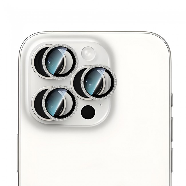 Apple iPhone 16 Pro Max CaseWorld Alloy Sparkling Diamond Serisi Taşlı Lens Koruyucu Apple iPhone 16 Pro Max CaseWorld Alloy Sparkling Diamond Serisi Taşlı Lens Koruyucu