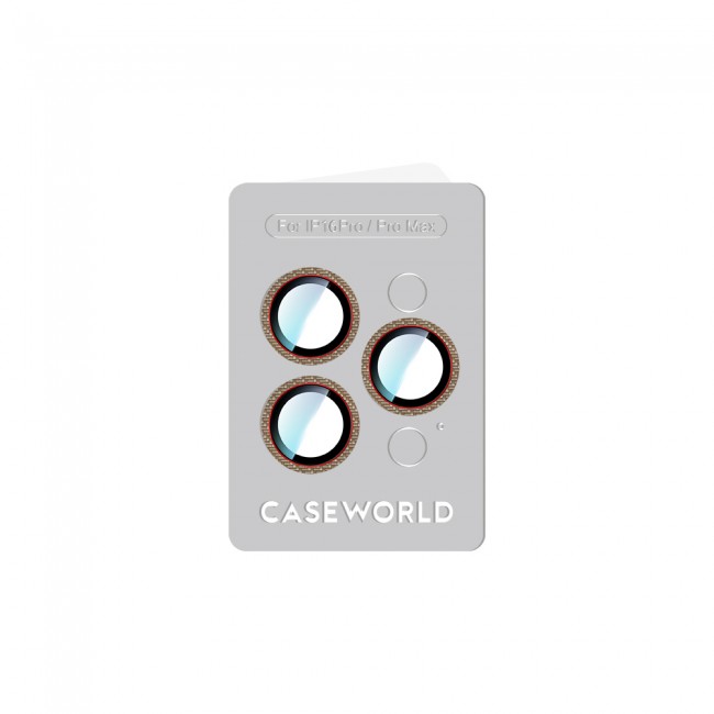 Apple iPhone 16 Pro Max CaseWorld Karbon Fiber Serisi Anti Reflective Ultra Clear Kamera Lens Koruyucu