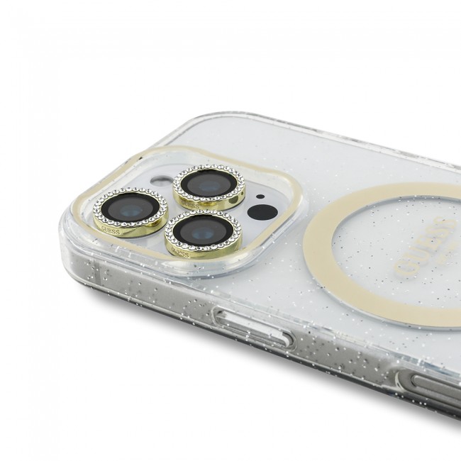Apple iPhone 16 Pro Max Guess Orjinal Lisanslı 3'lü Aksesuar Seti IML Baskılı Simli Glitter Kılıf + Ekran Koruyucu + Lens Koruyucu Apple iPhone 16 Pro Max Guess Orjinal Lisanslı 3'lü Aksesuar Seti IML Baskılı Simli Glitter Kılıf + Ekran Koruyucu + Lens Koruyucu