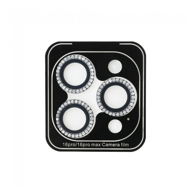 Apple iPhone 16 Pro Max Guess Orjinal Lisanslı Rhinestone Taşlı Lens Koruyucu Apple iPhone 16 Pro Max Guess Orjinal Lisanslı Rhinestone Taşlı Lens Koruyucu