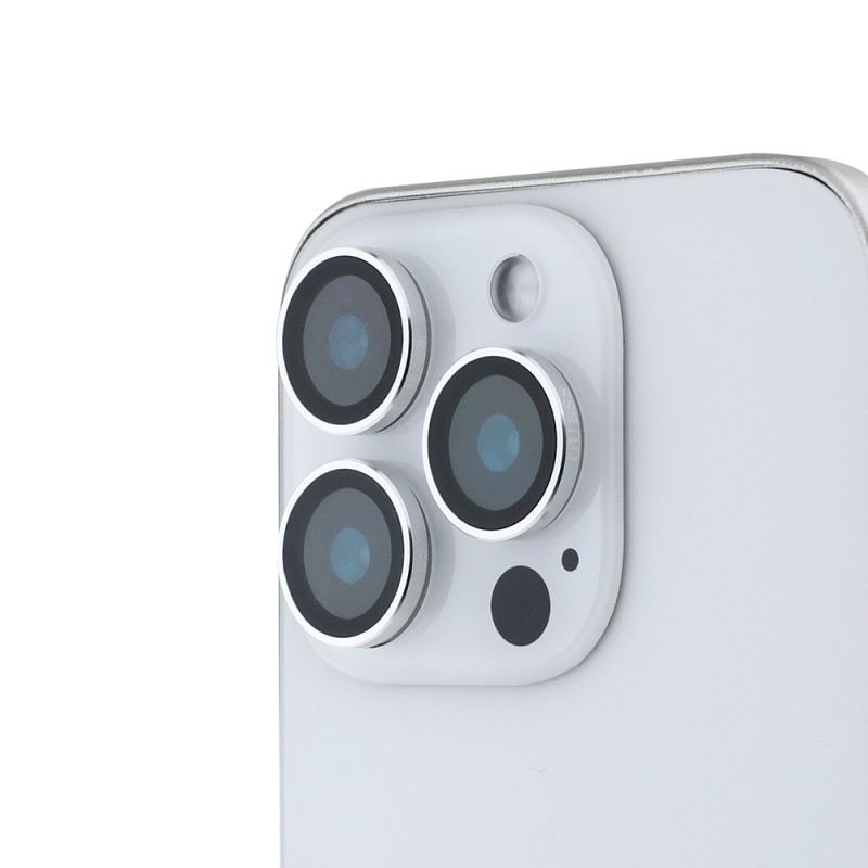 Bal-z Apple iPhone 16 Pro Max Guess Orjinal Lisanslı Metal Kamera Lens Koruyucu