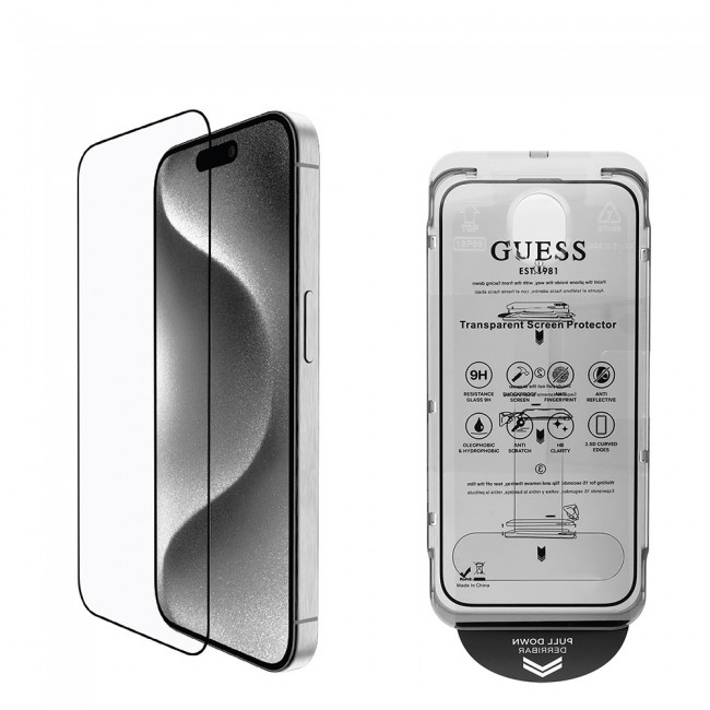 Apple iPhone 16 Pro Max Guess Orjinal Lisanslı Rhinestone Ekran Koruyucu + Lens Koruyucu 2in1 Aksesuar Seti Apple iPhone 16 Pro Max Guess Orjinal Lisanslı Rhinestone Ekran Koruyucu + Lens Koruyucu 2in1 Aksesuar Seti