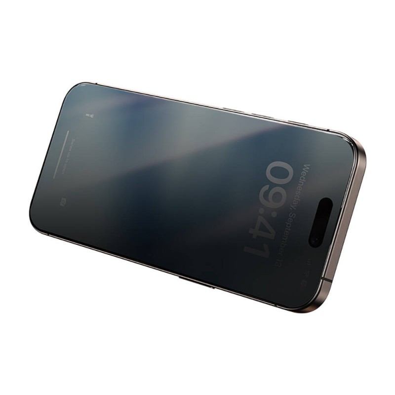 Bal-z Apple iPhone 16 Pro Max Hidrofobik Ve Oleofobik Özellikli Benks Privacy Air Shield 0.4mm Ekran Koruyucu 10'lu Paket