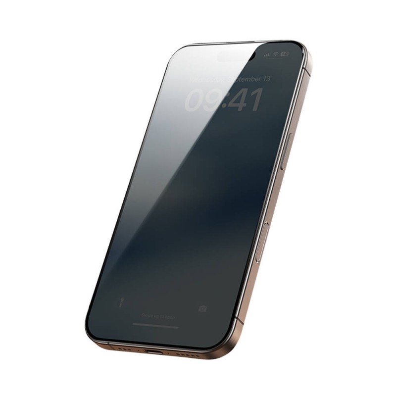 Bal-z Apple iPhone 16 Pro Max Hidrofobik Ve Oleofobik Özellikli Benks Privacy Air Shield 0.4mm Ekran Koruyucu 10'lu Paket