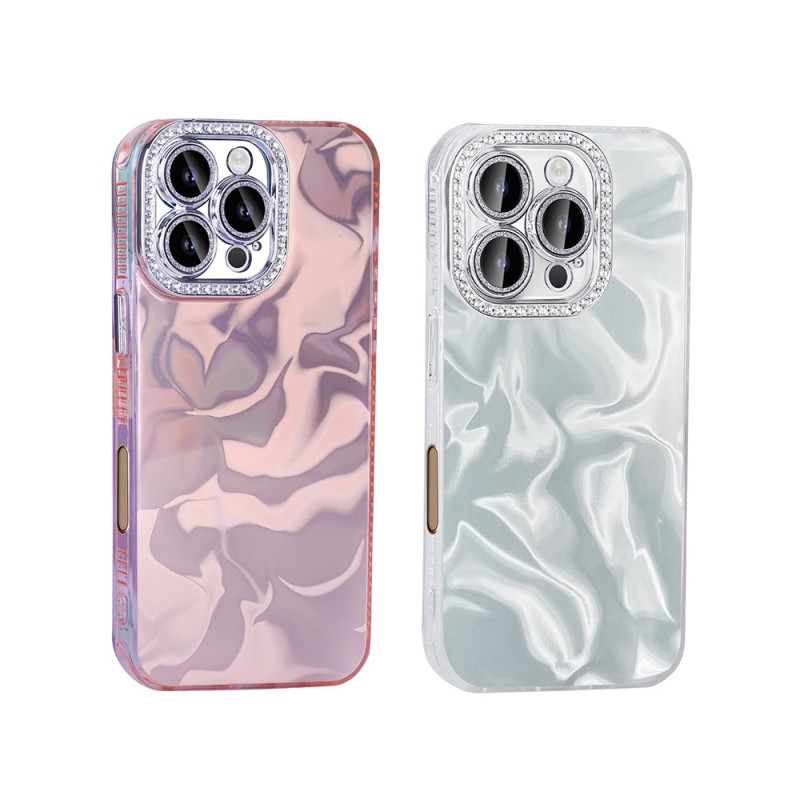 Bal-z Apple iPhone 16 Pro Max Kılıf Airbagli Parlak Taş Detay Tasarımlı Zore Esila Kapak