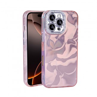 Apple iPhone 16 Pro Max Kılıf Airbagli Parlak Taş Detay Tasarımlı Zore Esila Kapak Apple iPhone 16 Pro Max Kılıf Airbagli Parlak Taş Detay Tasarımlı Zore Esila Kapak