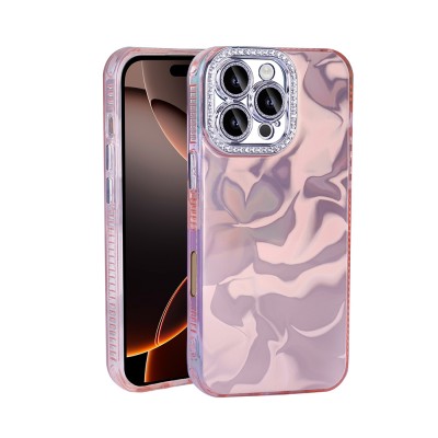 Bal-z Apple iPhone 16 Pro Max Kılıf Airbagli Parlak Taş Detay Tasarımlı Zore Esila Kapak