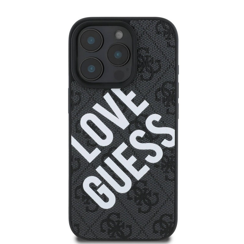 Bal-z Apple iPhone 16 Pro Max Kılıf Guess Orjinal Lisanslı Big Love Guess Kapak
