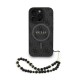 Apple iPhone 16 Pro Max Kılıf Guess Orjinal Lisanslı M-safe Şarj Özellikli PU Deri Bilek Askı İpli Yazı Logolu Kapak Apple iPhone 16 Pro Max Kılıf Guess Orjinal Lisanslı M-safe Şarj Özellikli PU Deri Bilek Askı İpli Yazı Logolu Kapak