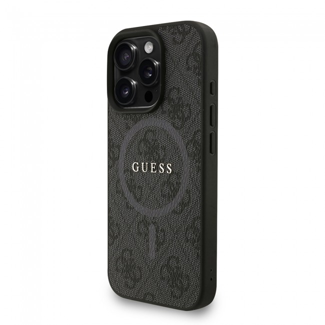 Apple iPhone 16 Pro Max Kılıf Guess Orjinal Lisanslı M-safe Şarj Özellikli PU Deri Bilek Askı İpli Yazı Logolu Kapak Apple iPhone 16 Pro Max Kılıf Guess Orjinal Lisanslı M-safe Şarj Özellikli PU Deri Bilek Askı İpli Yazı Logolu Kapak