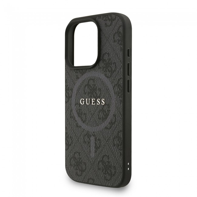 Apple iPhone 16 Pro Max Kılıf Guess Orjinal Lisanslı M-safe Şarj Özellikli PU Deri Bilek Askı İpli Yazı Logolu Kapak Apple iPhone 16 Pro Max Kılıf Guess Orjinal Lisanslı M-safe Şarj Özellikli PU Deri Bilek Askı İpli Yazı Logolu Kapak