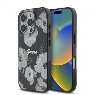 Apple iPhone 16 Pro Max Kılıf Guess Orjinal Lisanslı M-safe Şarj Özellikli Flower Tone On Tone Ring Kapak Apple iPhone 16 Pro Max Kılıf Guess Orjinal Lisanslı M-safe Şarj Özellikli Flower Tone On Tone Ring Kapak