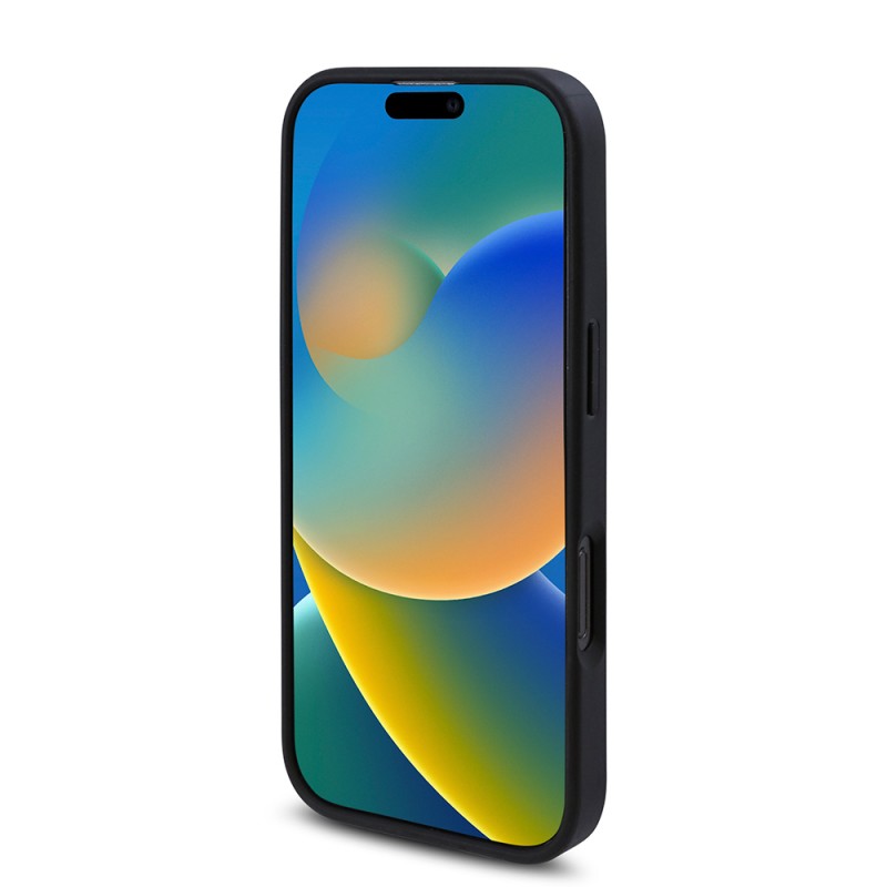 Bal-z Apple iPhone 16 Pro Max Kılıf Guess Orjinal Lisanslı M-safe Şarj Özellikli Gül Baskılı 4G Desenli Yazı Logolu Kapak