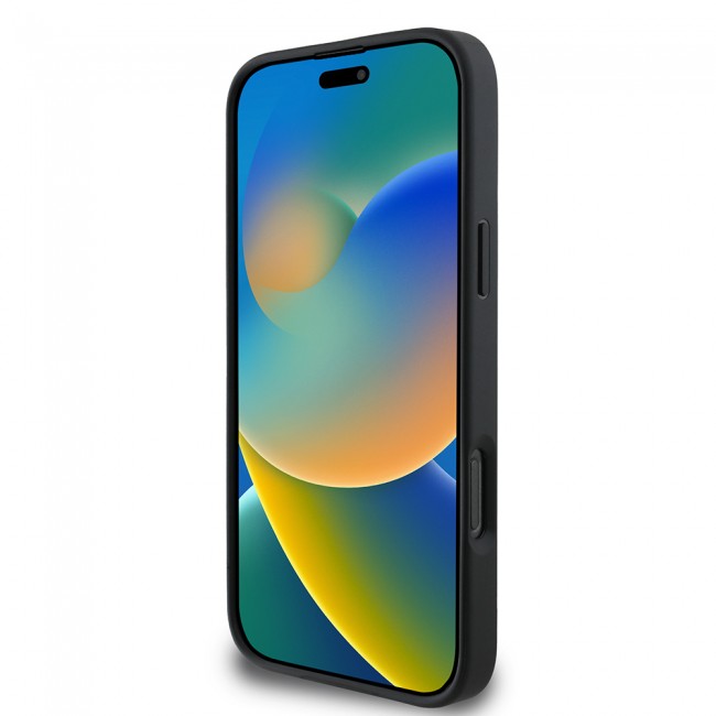 Apple iPhone 16 Pro Max Kılıf Guess Orjinal Lisanslı Magsafe Şarj Özellikli PU Üçgen Logo 4G Desenli Kapak Apple iPhone 16 Pro Max Kılıf Guess Orjinal Lisanslı Magsafe Şarj Özellikli PU Üçgen Logo 4G Desenli Kapak