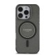 Apple iPhone 16 Pro Max Kılıf Guess Orjinal Lisanslı Magsafe Şarj Özellikli Simli Silikon İnci Bileklikli Kapak