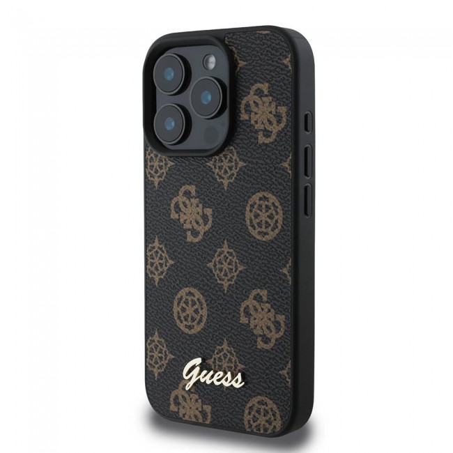 Apple iPhone 16 Pro Max Kılıf Guess Orjinal Lisanslı Magsafe Şarj Özellikli Yazı Logolu Peony Kapak Apple iPhone 16 Pro Max Kılıf Guess Orjinal Lisanslı Magsafe Şarj Özellikli Yazı Logolu Peony Kapak