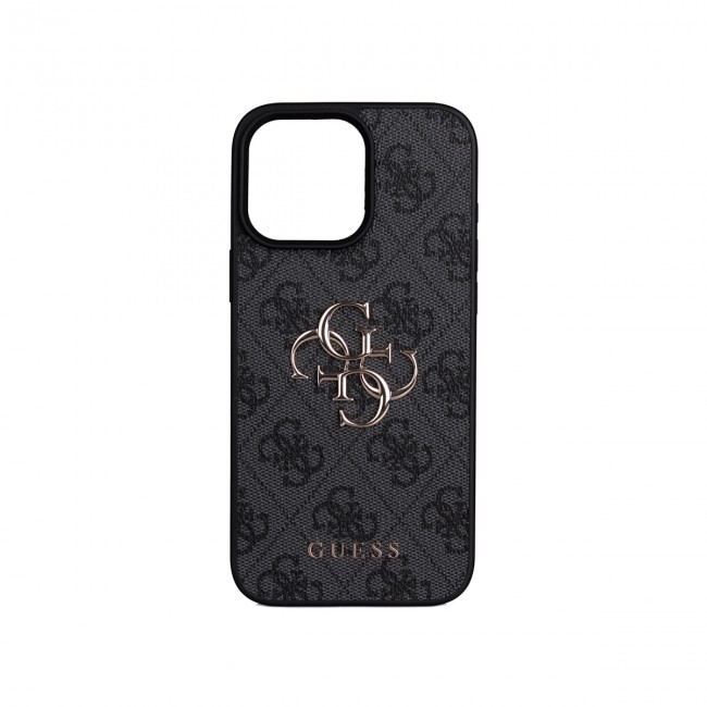 Apple iPhone 16 Pro Max Kılıf Guess Orjinal Lisanslı PU Deri 4G Büyük Metal Logolu Çapraz Vücut Askılı Kapak Apple iPhone 16 Pro Max Kılıf Guess Orjinal Lisanslı PU Deri 4G Büyük Metal Logolu Çapraz Vücut Askılı Kapak