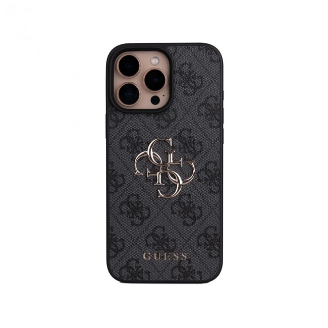 Apple iPhone 16 Pro Max Kılıf Guess Orjinal Lisanslı PU Deri 4G Büyük Metal Logolu Çapraz Vücut Askılı Kapak Apple iPhone 16 Pro Max Kılıf Guess Orjinal Lisanslı PU Deri 4G Büyük Metal Logolu Çapraz Vücut Askılı Kapak