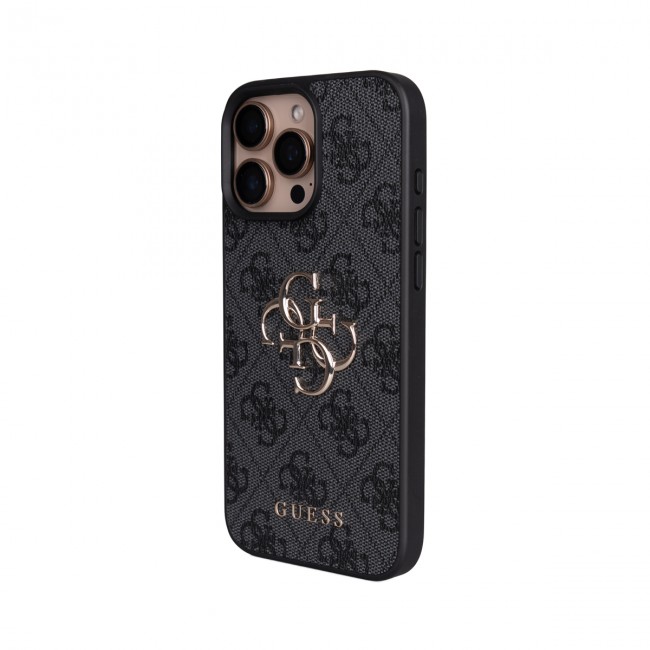 Apple iPhone 16 Pro Max Kılıf Guess Orjinal Lisanslı PU Deri 4G Büyük Metal Logolu Çapraz Vücut Askılı Kapak Apple iPhone 16 Pro Max Kılıf Guess Orjinal Lisanslı PU Deri 4G Büyük Metal Logolu Çapraz Vücut Askılı Kapak