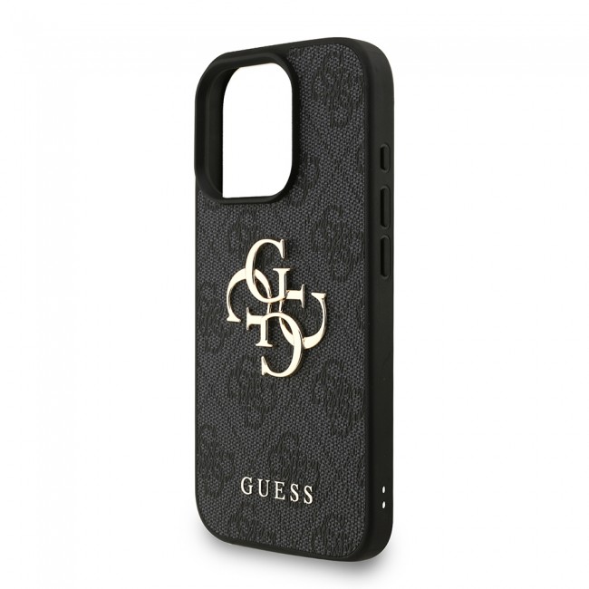 Apple iPhone 16 Pro Max Kılıf Guess Orjinal Lisanslı PU Deri Bilek Askı İpli Metal Büyük 4G ve Yazı Logolu Kapak Apple iPhone 16 Pro Max Kılıf Guess Orjinal Lisanslı PU Deri Bilek Askı İpli Metal Büyük 4G ve Yazı Logolu Kapak