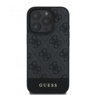 Apple iPhone 16 Pro Max Kılıf Guess Orjinal Lisanslı PU Deri Şerit Logo Dizaynlı Kapak Apple iPhone 16 Pro Max Kılıf Guess Orjinal Lisanslı PU Deri Şerit Logo Dizaynlı Kapak