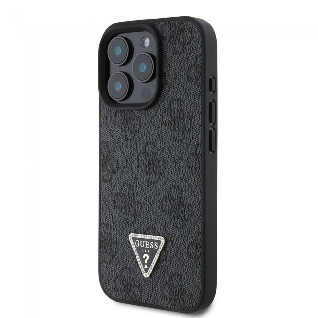 Apple iPhone 16 Pro Max Kılıf Guess Orjinal Lisanslı PU Deri Taşlı Metal Üçgen Logolu Çapraz Vücut Askılı 4G Desenli Kapak Apple iPhone 16 Pro Max Kılıf Guess Orjinal Lisanslı PU Deri Taşlı Metal Üçgen Logolu Çapraz Vücut Askılı 4G Desenli Kapak
