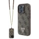 Apple iPhone 16 Pro Max Kılıf Guess Orjinal Lisanslı PU Deri Taşlı Metal Üçgen Logolu Çapraz Vücut Askılı 4G Desenli Kapak Apple iPhone 16 Pro Max Kılıf Guess Orjinal Lisanslı PU Deri Taşlı Metal Üçgen Logolu Çapraz Vücut Askılı 4G Desenli Kapak