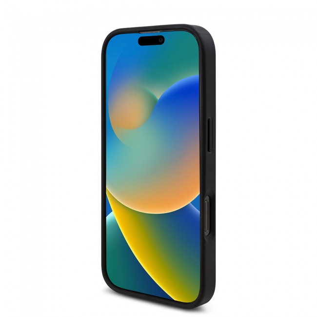 Apple iPhone 16 Pro Max Kılıf Guess Orjinal Lisanslı Taşlı Arka Yüzey Üçgen Logolu Kapak Apple iPhone 16 Pro Max Kılıf Guess Orjinal Lisanslı Taşlı Arka Yüzey Üçgen Logolu Kapak
