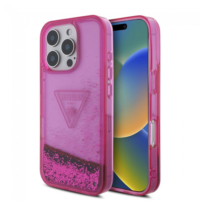 Apple iPhone 16 Pro Max Kılıf Guess Orjinal Lisanslı Transparan Sıvılı Simli Dizayn Kapak Apple iPhone 16 Pro Max Kılıf Guess Orjinal Lisanslı Transparan Sıvılı Simli Dizayn Kapak