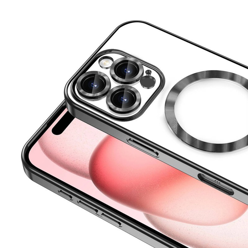 Bal-z Apple iPhone 16 Pro Max Kılıf Kamera Korumalı M-safe Wireless Şarj Özellikli Zore Demre Kapak
