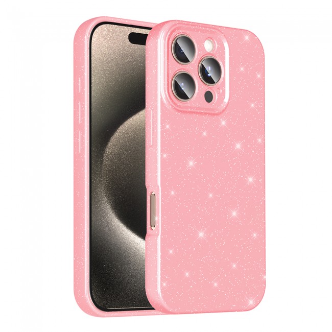 Apple iPhone 16 Pro Max Kılıf Kamera Korumalı Simli Lüks Zore Koton Kapak Apple iPhone 16 Pro Max Kılıf Kamera Korumalı Simli Lüks Zore Koton Kapak