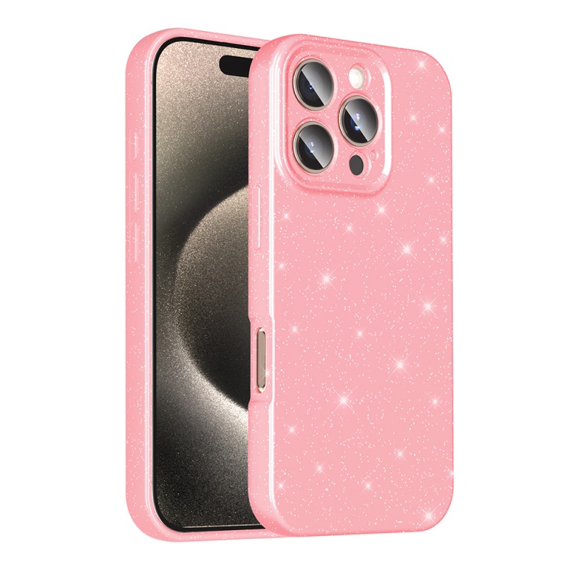 Bal-z Apple iPhone 16 Pro Max Kılıf Kamera Korumalı Simli Lüks Zore Koton Kapak