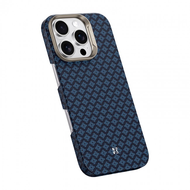 Apple iPhone 16 Pro Max Kılıf M-Safe Şarj Özellikli Benks ArmorAir ArmorGrid Serisi Kevlar Kapak Apple iPhone 16 Pro Max Kılıf M-Safe Şarj Özellikli Benks ArmorAir ArmorGrid Serisi Kevlar Kapak