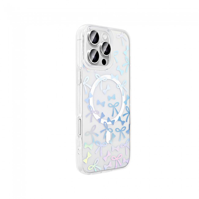 Apple iPhone 16 Pro Max Kılıf M-Safe Şarj Özellikli Şeffaf Zore Folk Sert Kapak Apple iPhone 16 Pro Max Kılıf M-Safe Şarj Özellikli Şeffaf Zore Folk Sert Kapak