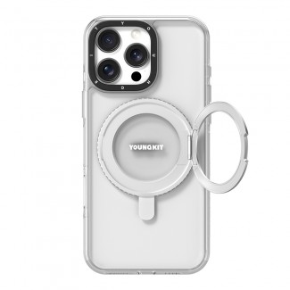 Apple iPhone 16 Pro Max Kılıf M-safe Şarj Özellikli Standlı Aksiyon Butonlu Youngkit Pivot Serisi Kapak Apple iPhone 16 Pro Max Kılıf M-safe Şarj Özellikli Standlı Aksiyon Butonlu Youngkit Pivot Serisi Kapak