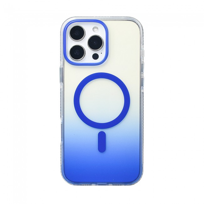 Apple iPhone 16 Pro Max Kılıf M-safe Şarj Özellikli Transparan Renk Geçişli Zore Toros Kapak Apple iPhone 16 Pro Max Kılıf M-safe Şarj Özellikli Transparan Renk Geçişli Zore Toros Kapak