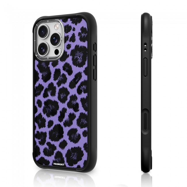 Apple iPhone 16 Pro Max Kılıf M-safe Şarj Özellikli Youngkit Leopard Serisi Kapak Apple iPhone 16 Pro Max Kılıf M-safe Şarj Özellikli Youngkit Leopard Serisi Kapak