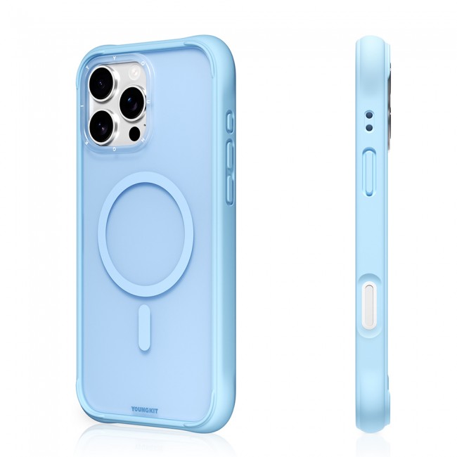 Apple iPhone 16 Pro Max Kılıf M-safe Şarj Özellikli Youngkit Macaroon Serisi Kapak Apple iPhone 16 Pro Max Kılıf M-safe Şarj Özellikli Youngkit Macaroon Serisi Kapak