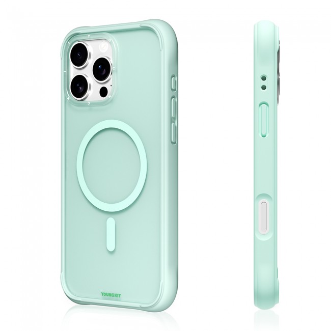Apple iPhone 16 Pro Max Kılıf M-safe Şarj Özellikli Youngkit Macaroon Serisi Kapak Apple iPhone 16 Pro Max Kılıf M-safe Şarj Özellikli Youngkit Macaroon Serisi Kapak