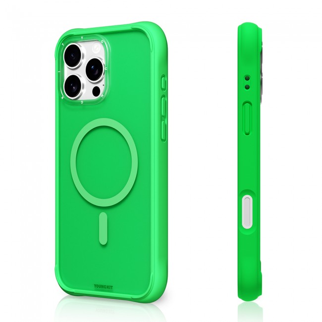 Apple iPhone 16 Pro Max Kılıf M-safe Şarj Özellikli Youngkit Macaroon Serisi Kapak Apple iPhone 16 Pro Max Kılıf M-safe Şarj Özellikli Youngkit Macaroon Serisi Kapak