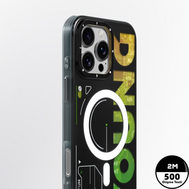 Apple iPhone 16 Pro Max Kılıf Magsafe Şarj Özellikli Airbagli Çift Katmanlı Youngkit Future Serisi Kapak Apple iPhone 16 Pro Max Kılıf Magsafe Şarj Özellikli Airbagli Çift Katmanlı Youngkit Future Serisi Kapak