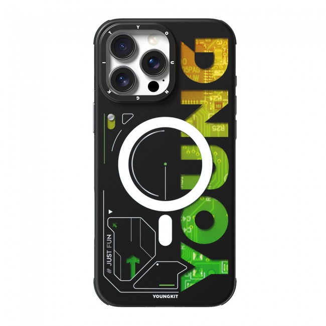 Apple iPhone 16 Pro Max Kılıf Magsafe Şarj Özellikli Airbagli Çift Katmanlı Youngkit Future Serisi Kapak Apple iPhone 16 Pro Max Kılıf Magsafe Şarj Özellikli Airbagli Çift Katmanlı Youngkit Future Serisi Kapak