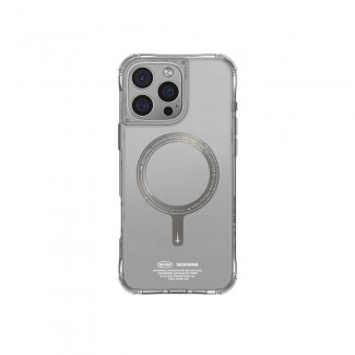 Apple iPhone 16 Pro Max Kılıf M-safe Şarj Özellikli Airbagli Şeffaf SkinArma Saido Prime Kapak Apple iPhone 16 Pro Max Kılıf M-safe Şarj Özellikli Airbagli Şeffaf SkinArma Saido Prime Kapak