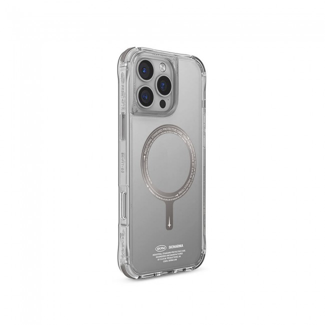 Apple iPhone 16 Pro Max Kılıf Magsafe Şarj Özellikli Airbagli Şeffaf SkinArma Saido Prime Kapak Apple iPhone 16 Pro Max Kılıf Magsafe Şarj Özellikli Airbagli Şeffaf SkinArma Saido Prime Kapak