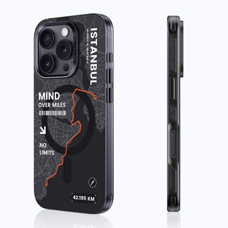 Bal-z Apple iPhone 16 Pro Max Kılıf M-safe Şarj Özellikli Benks City Serisi Kapak