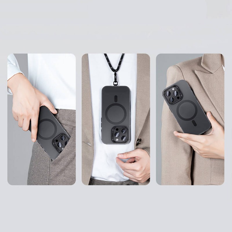 Bal-z Apple iPhone 16 Pro Max Kılıf M-safe Şarj Özellikli Benks Lucid Armor Kapak